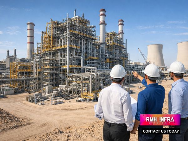 power plant construction infrastructure energy plant