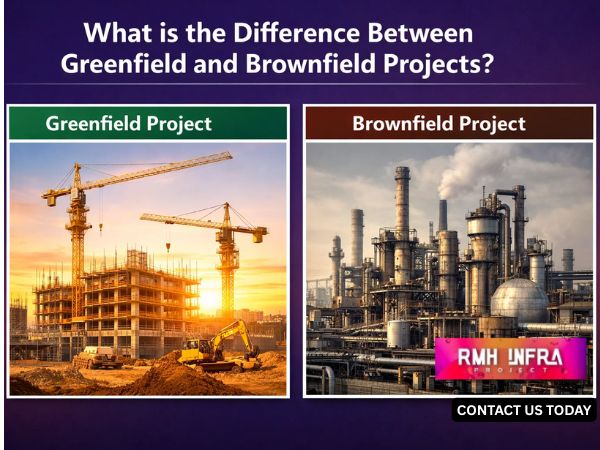 greenfield vs brownfield infrastructure projects comparison