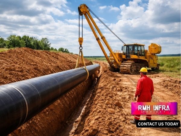 industrial pipeline construction design installation process