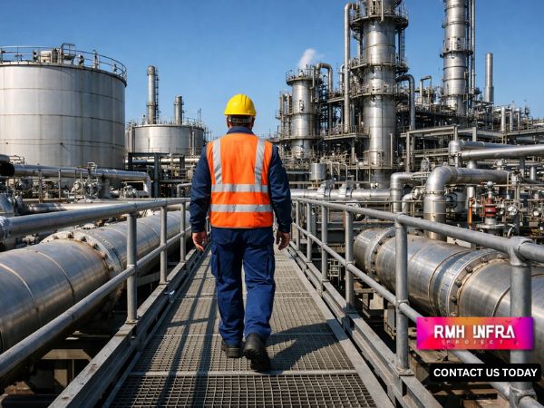 refinery construction contractor oil refinery infrastructure