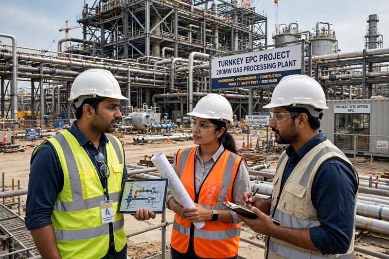 Turnkey EPC Industrial Construction India